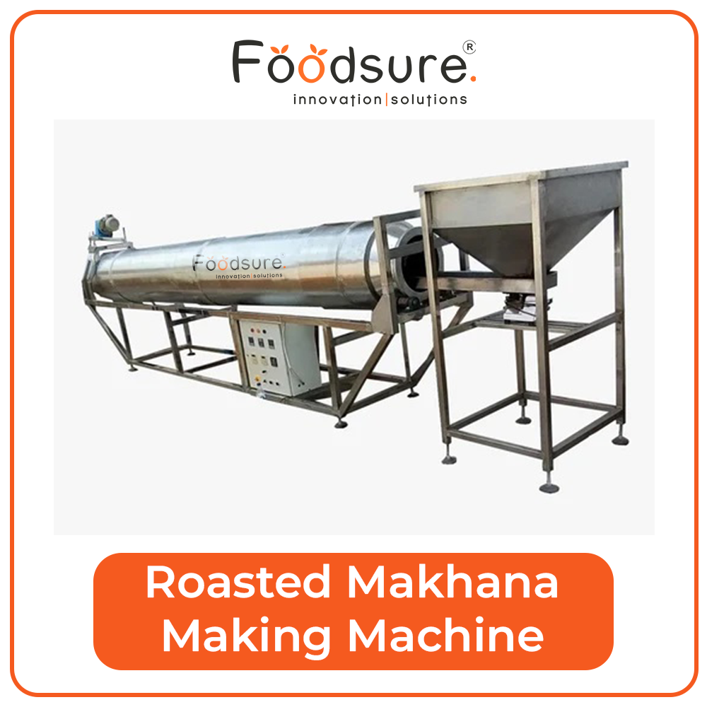 Roasted Makhana Production Machine - Capacity: Upto 100 Kg Kg/hr