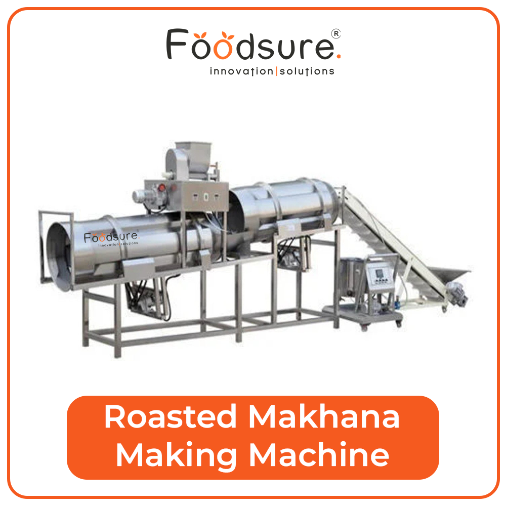 Roasted Makhana Production Machine - Capacity: Upto 100 Kg Kg/hr