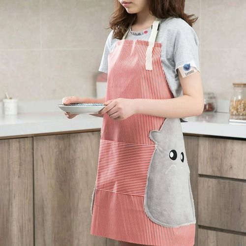 Mitsico Waterproof Apron with Pocket, Adjustable Neck Straps Kitchen Dish wash Apron for Woman Man Cooking Baking Household Cleaning, Commercial, Restaurant, Home, Kitchen