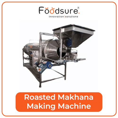 Roasted Makhana Processing Machine - Capacity: Upto 100 Kg Kg/Hr