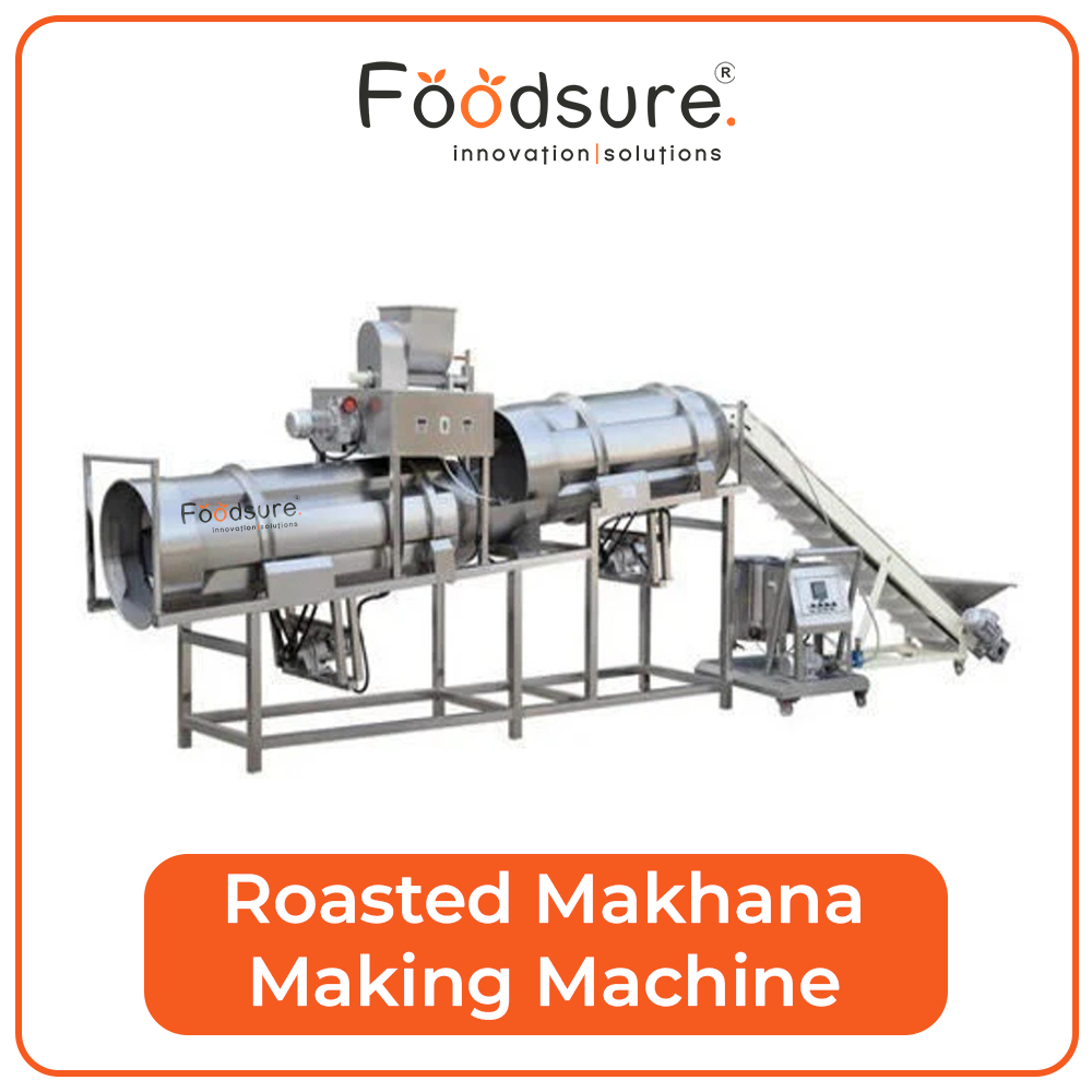 Roasted Makhana Processing Machine - Capacity: Upto 100 Kg Kg/hr