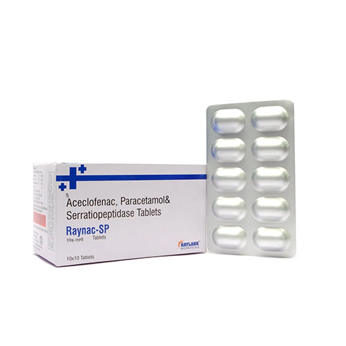 SP_Aceclofenac Paracetamol Serratiopeptidase Tablets