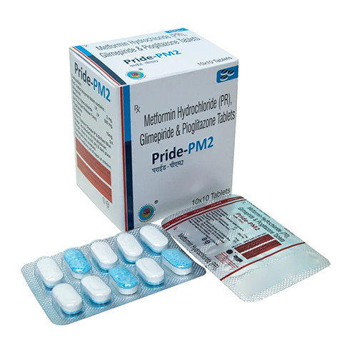 Metformin Hydrochloride Glimepride And Pioglitazone Tablets