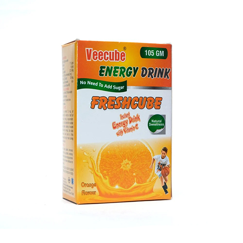 105gm Freshcube Energy Drink Orange Flavour - Drug Type: Health Supplements