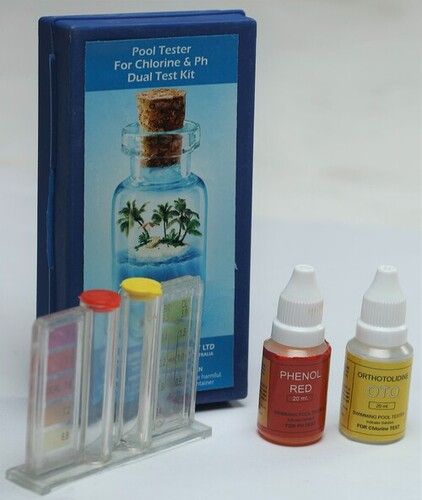 Swimming Pool Test Kit - Color: Red & Yellow