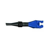 Mitsico Retractable Auto Fuel Funnel Wide Mouth Snap Funnel for Cars and Motorcycles Blue