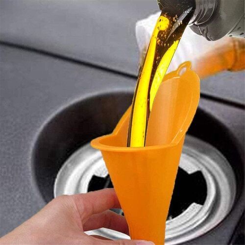 Mitsico Plastic Long Funnel, Refueling Funnel,Car Refueling Funnel,Multi Purpose Funnel,Gasoline Engine Oil Funnel,for Motorcycle,Farm Machine,Car,Oil Changing Tool