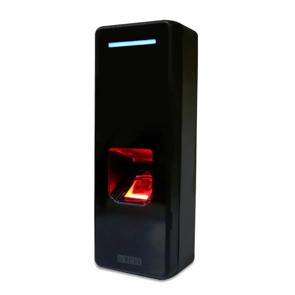 Matrix Fingerprint And Em Prox Card Atom Rd200sfe - Metal, Ip65 And Ik07 Rated | 25,000 Fingerprint Templates, Rs-232/rs-485/wiegand-out, Tamper Detection