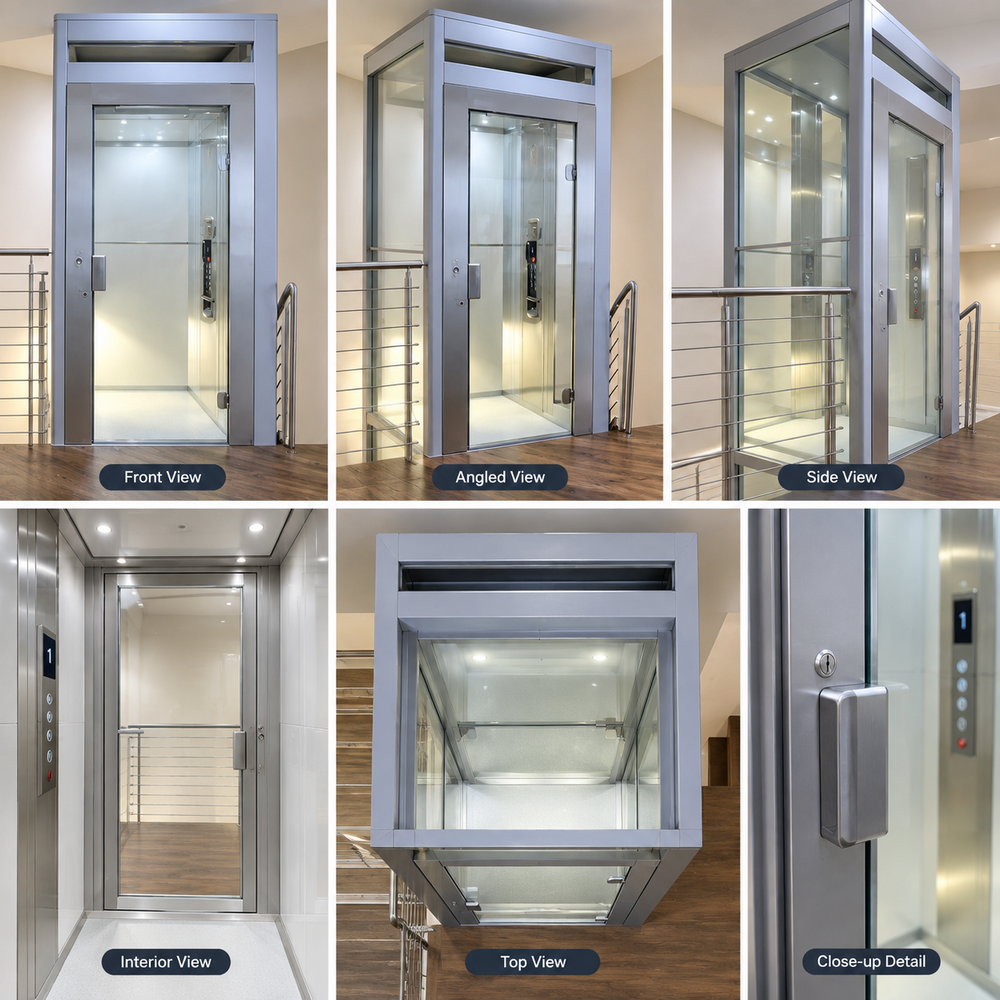 Apartment Elevator - Load Capacity: 1-2 Tonne