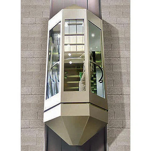 Stainless Steel And Glass Electric Capsule Elevator