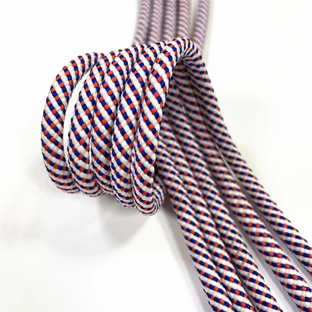 Triple Color Hoodies Drawcords - 50 Inch Length, 5 Millimeter Thickness | High-quality Polyester, Superior Finish, Custom Sizes & Colors Available