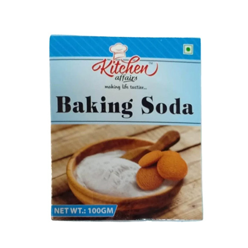 100gm Baking Soda - Food Grade Powder, White Color, Fine Texture, Ideal for Baking, Cooking, and Cleaning in Cool & Dry Storage