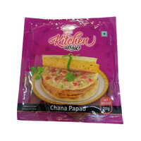 200gm Kitchen Affairs Chana Papad - 5 Inch Solid, Gluten-free Snack | High In Protein, Perfect For All Age Groups, 3 Month Shelf Life