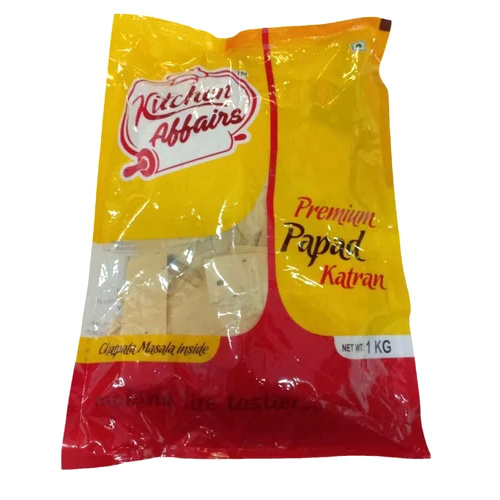 1 Kg Kitchen Affairs Papad Katran - 5 Inch Solid Snack | Suitable for All Ages, 2 Months Shelf Life, Ideal for Cravings