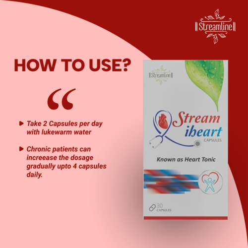 Strem I-heart Herbal Supplements For Adults With Daily Dosage Of Capsule