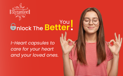 Strem I-heart Herbal Supplements For Adults With Daily Dosage Of Capsule