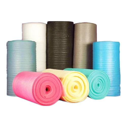 Colored EPE Foam Roll - Rectangular 5-12 mm Thickness | Lightweight, Smooth Texture, Various Colors Including Black, Grey, Blue, Yellow, White