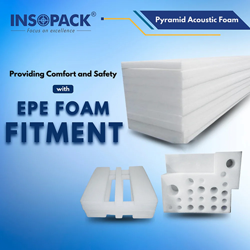 EPE Foam Box Fitment - Custom Rectangular Inserts, 15mm to 120mm Thickness | Lightweight, Smooth Texture, Plain Design in Classic White