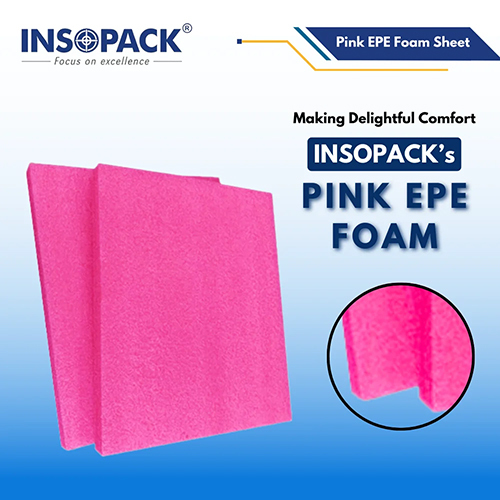 3X6 Feet Pink Epe Foam Sheet - Application: Packaging Supplies