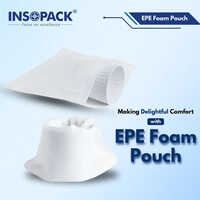 Epe Foam Pouch - High-quality Epe Material, 8-15 Mm Thickness, White Color, Rough Texture - Ideal For Industrial Supplies Packaging