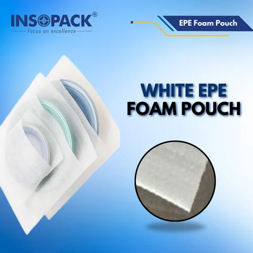 Plain White EPE Foam Pouch