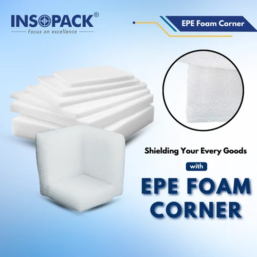 White EPE Foam Corner