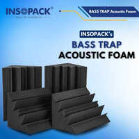 Bass Trap Acoustic Foam - 2 Inch Thick Black & Blue | Sound-absorbing High-quality Foam Panels For Studios And Home Theaters