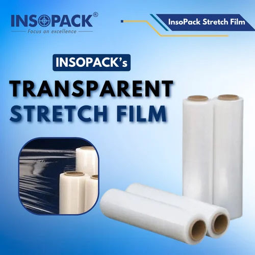 Transparent Stretch Film - Film Length: 10  Meter (M)