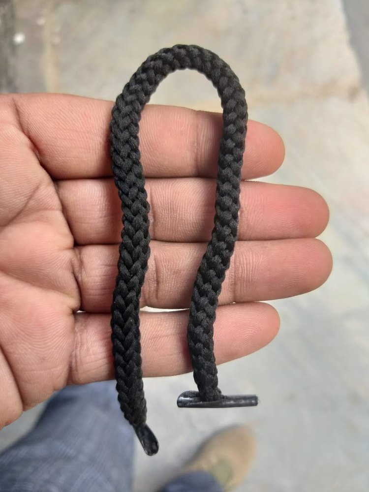 Tipping Rope Handle - Polyester, 10 Inch Length X 5 Millimeter Thickness, Multicolor | Soft, Stretchable, Shiny Finish