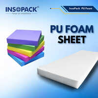 25 Mm Pu Foam Sheet - Pu Foam Material, 6x3 Ft Size, Classic White Color, Smooth Texture, Plain Pattern | Versatile For Soundproofing, Insulation, Packaging