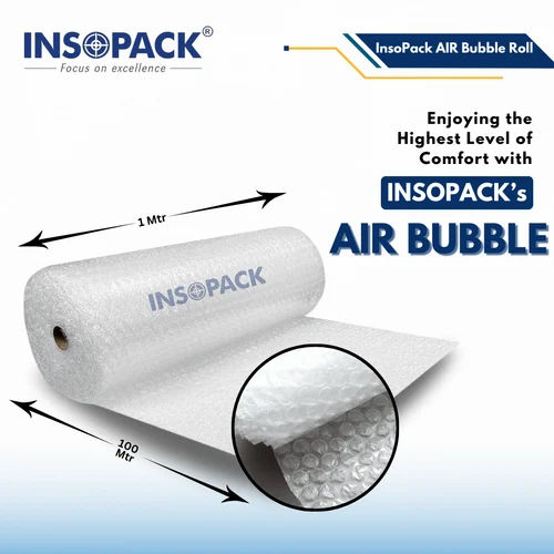 Air Bubble Packaging Rolls With Bubble - Color: White