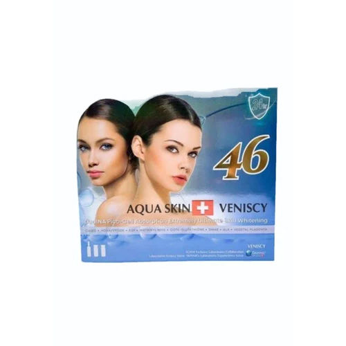 Aqua Skin Veniscy 46 Dualna Pico Cell Absorbtion Extremely Ultimate Skin Whitening Injection - Physical Form: Liquid