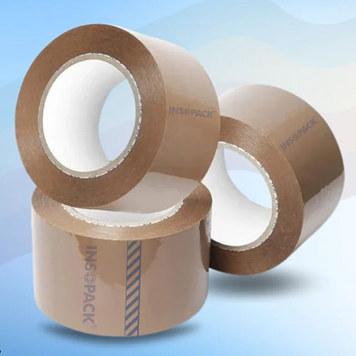 Brown Bopp Printed Tape - Tape Length: 50  Meter (M)