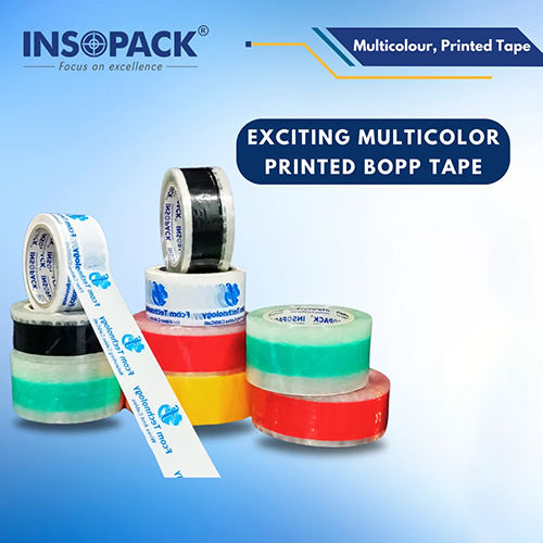 Multicolor Printed Bopp Tape - Color: Multi Colour