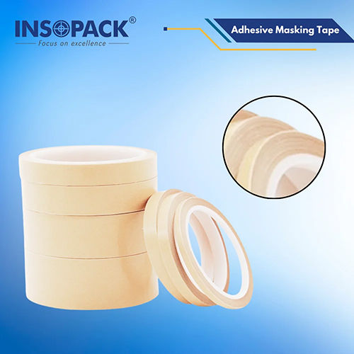 Adhesive Masking Tape - Color: White