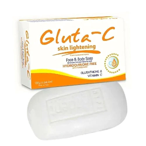 Gluta C Glutathione Vitamin C Skin Lightening Soap - Color: White