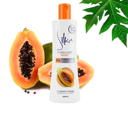 SPF6 Silka Papaya Whitening Lotion