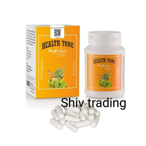 Health Tone Weight Gain Capsules - Color: White