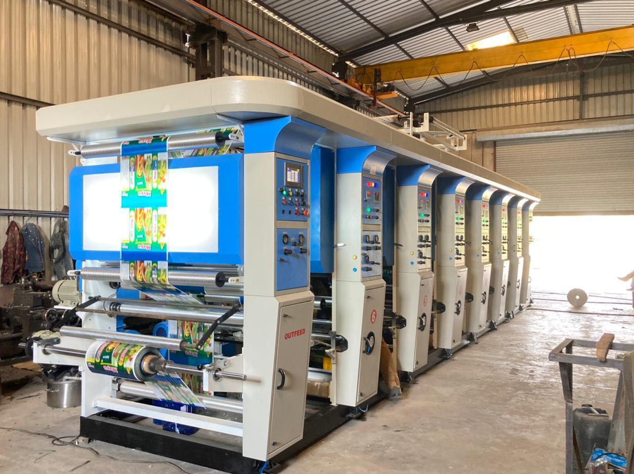 8 Colour Rotogravure High Speed Machine