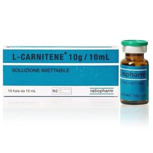 10Gm Ratiopharm L Carnitine Soluzione Iniettabile Injection - Physical Form: Liquid