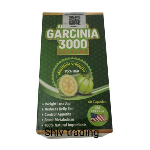 Active Burn Garcinia 3000 Extreme Weight Loss Pills - Color: Green