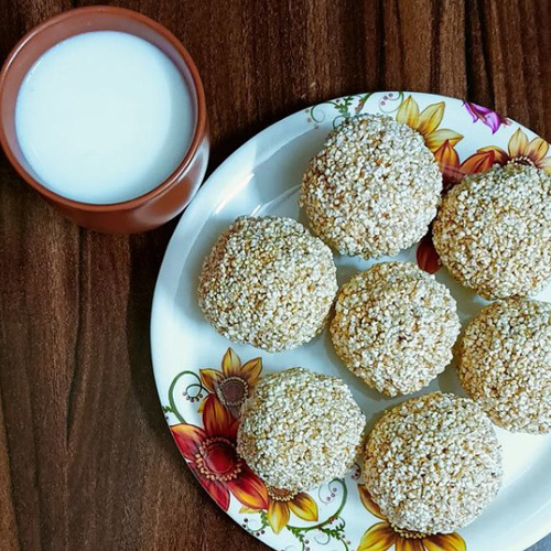 Falahari Shakar Syrup Laddu - Fat: Nil Percentage ( % )