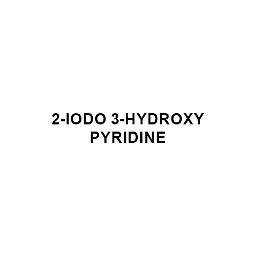 Cas No 40263-57-8 2-iodo 3-hydroxy Pyridine - Application: Pharmaceutical Industry