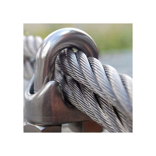 Elevator Bulldog Clip With Rope - Color: Silver