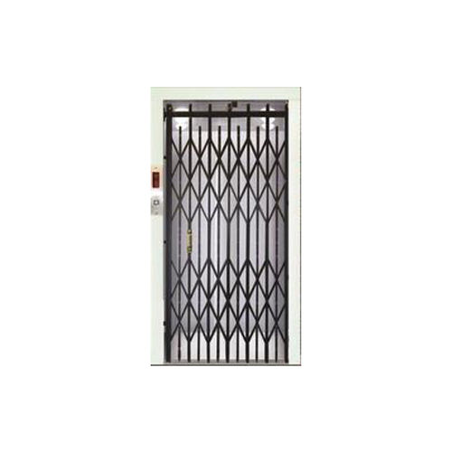 Elevator Collapsible Door - Color: Black