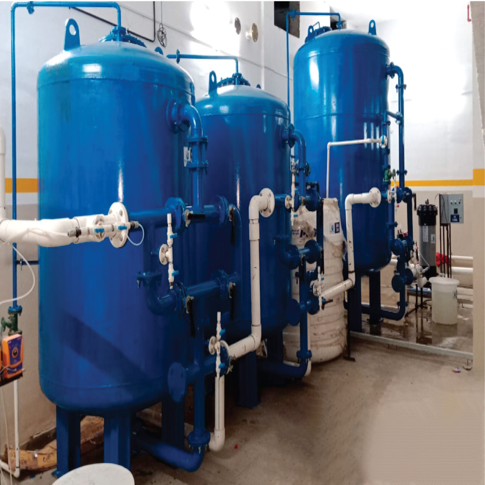 Industrial Water Softener Plant - 380v Volt, High-quality Mild Steel Construction | Compact Design For Borewell Water Sources