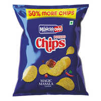 Magic Masala Chips - Fried Potato Snack, 12g | Gluten-free, Non-gmo, Crunchy Delight With Unique Spice Blend