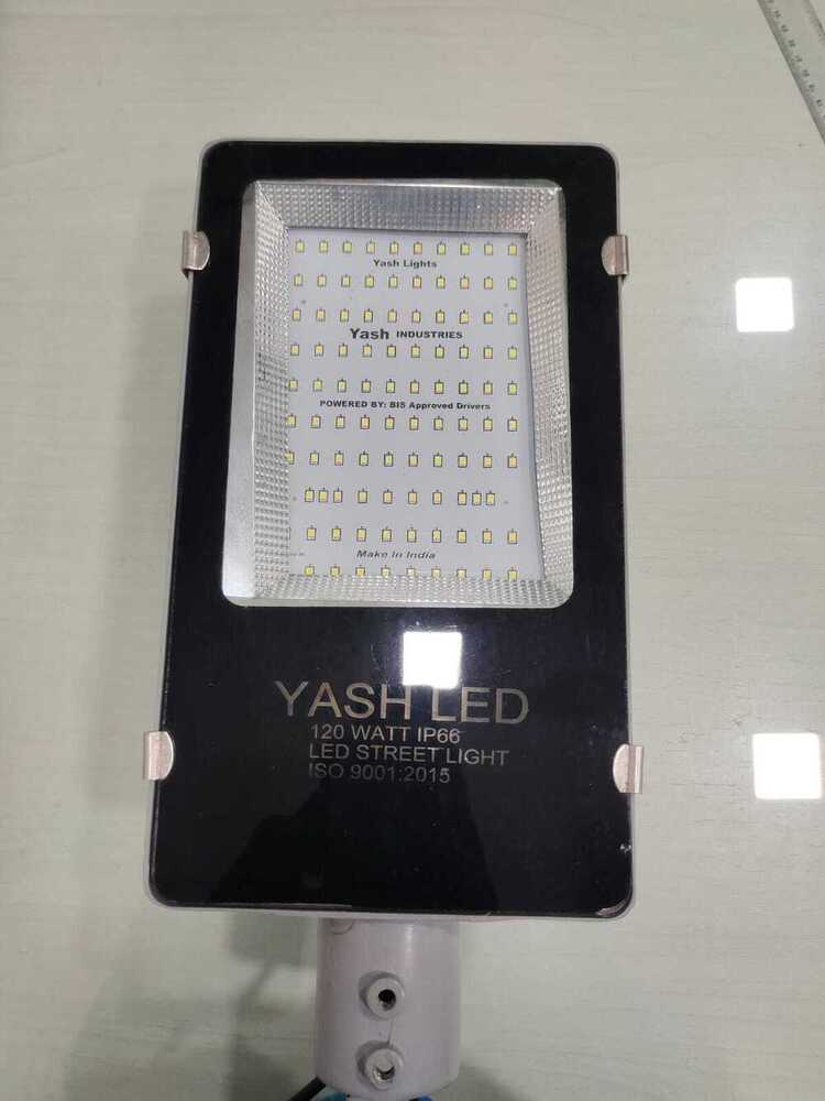 LED Street Light - Aluminium, 1mm Dimensions, White Color | 50 Watt, IP66 Rated, >0.96 Power Factor, Round Shape, 2kg Weight