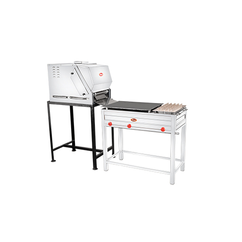Semi Automatic Roti Making Machine - Stainless Steel , Rectangular Shape, Silver Color | Fully Automatic for Effortless Perfect Rotis