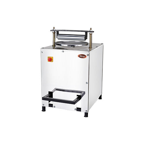 Stainless Steel Papad Rolling Machine - Color: Silver